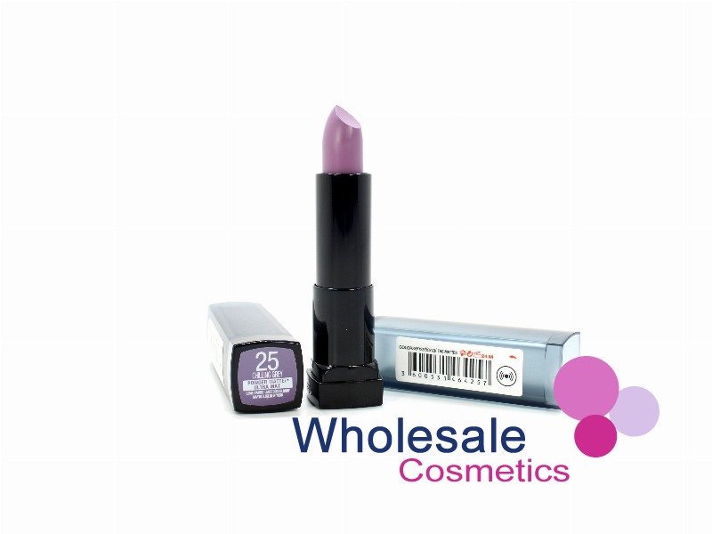 6 x Maybelline Colour Sensational Matte Lipstick - 25 CHILLING GREY